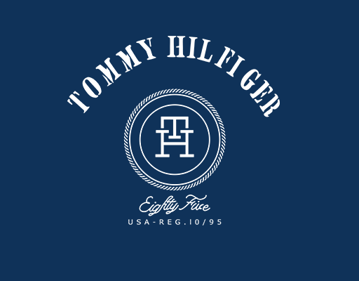 徽章图案男装印花素材TOMMY HILFIGER英文字母T恤卫衣印花图案