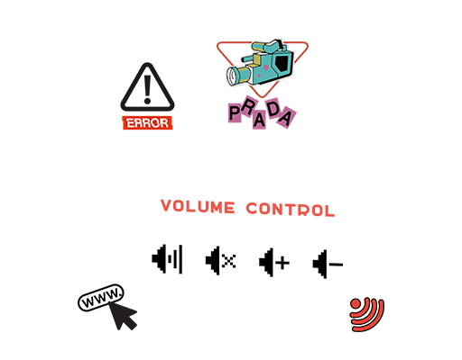 卡通英文字母电脑图标图案简约英文字母男装印花素材