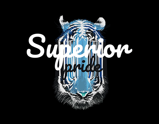 卡通老虎头像手写英文字母马赛克老虎头像男装印花图案