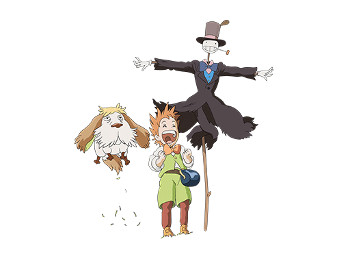 卡通动画片图案稻草人图案卡通男孩印花素材T恤图案