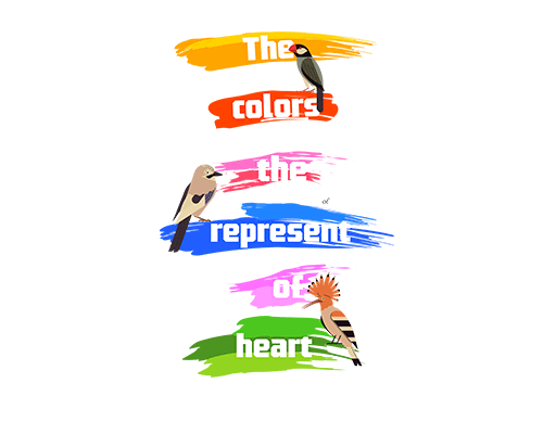 卡通小鸟图案手绘动物涂鸦英文字母涂鸦线条T恤卫衣印花图案