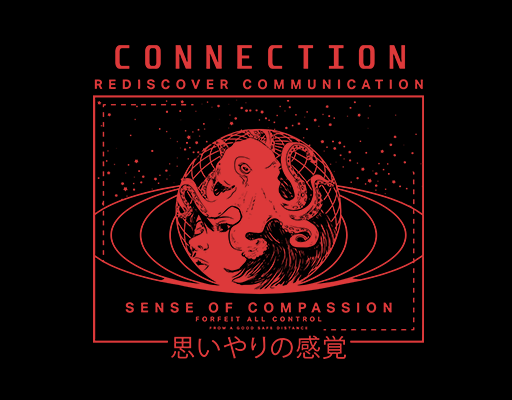 卡通章鱼图案星球图案简约英文字母人物头像日文印花素材