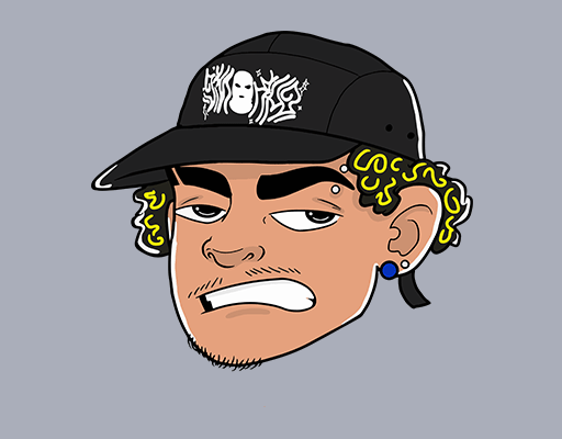 卡通男孩表情简约男孩头像戴帽子男孩印花素材网站