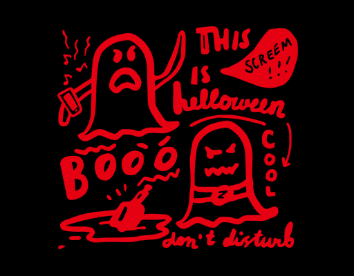 卡通怪兽图案手绘怪兽简约英文字母手写英文字母印花素材