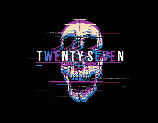 卡通骷颅头图案赛博朋克图案涂鸦骷颅头印花素材网站