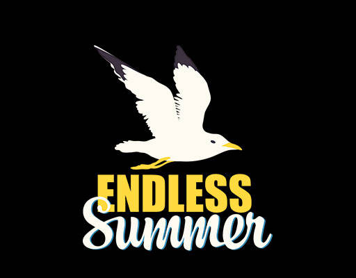 卡通海鸥图案手绘卡通动物印花图案印花素材卡通鸟