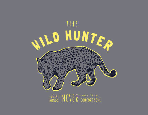 卡通豹子手绘卡通动物变形英文字母