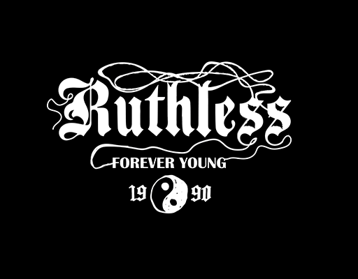 简约英文字母八卦图案复古英文字母