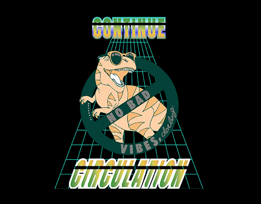 卡通恐龙图案彩色英文字母手绘恐龙禁止标志