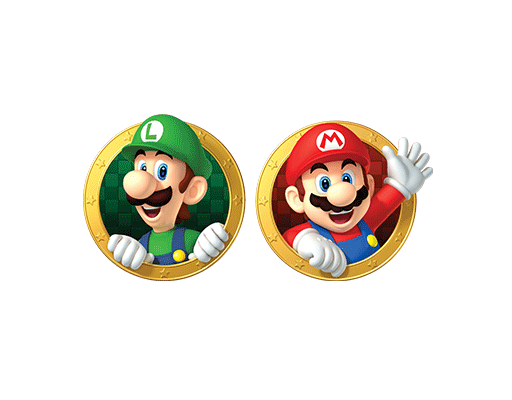 卡通人物图案男孩图案马里奥图案圆形图案游戏人物