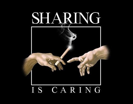 卡通手指图案油画手臂手绘人物手吸烟手