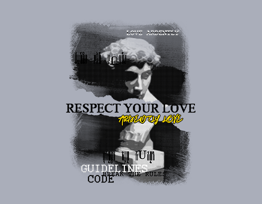 卡通人物头像大卫石膏头像手绘油画图案