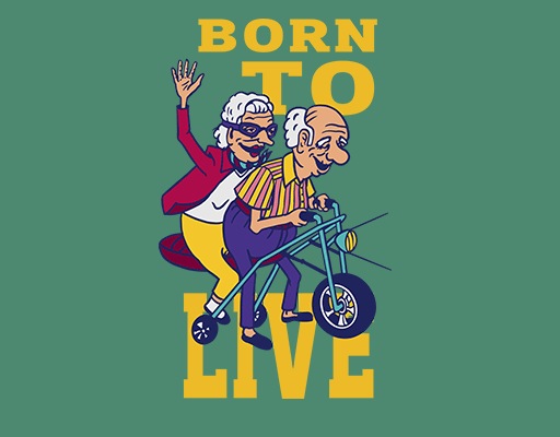 卡通人物骑自行车的老人简笔卡通人物手绘人物