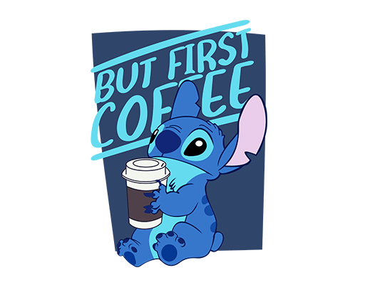 史迪仔图案星际宝贝图案手写英文字母大耳怪图案