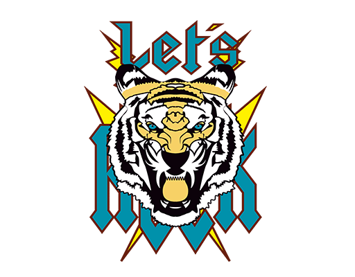 卡通老虎图案手绘老虎头像卡通英文字母