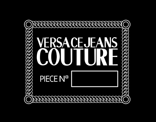 VERSACE英文字母卡通文字图案手绘链子