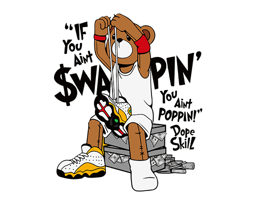 卡通小熊穿鞋子的小熊卡通动物简笔卡通熊棕色小熊