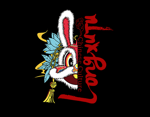 国潮兔子手绘卡通兔子头像京剧兔子面具