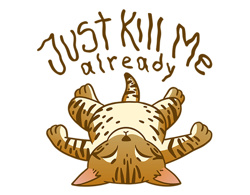 卡通猫咪手绘猫图案手写英文字母睡觉的猫咪