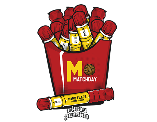 卡通薯条盒子手绘铅笔食物盒子