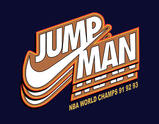 耐克标志图案简约英文字母nike man英文字母