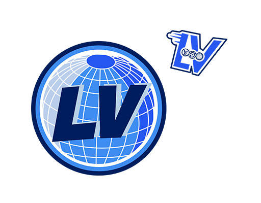 卡通球形图案星球LV英文字母经纬线