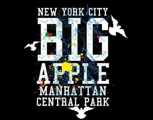 喷溅英文字母卡通鸽子剪影破碎杂点图案