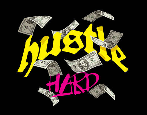 卡通钱币卡通美元图案变形英文字母