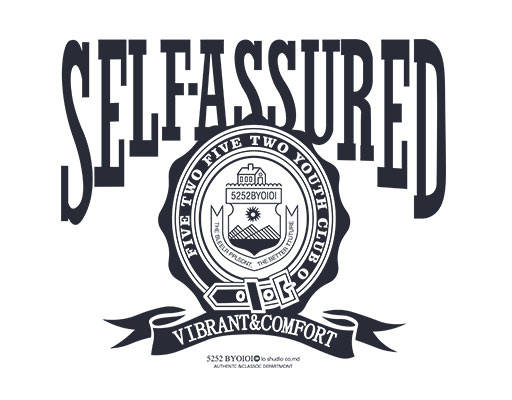 徽章图案变形英文字母图案飘带绣章图案