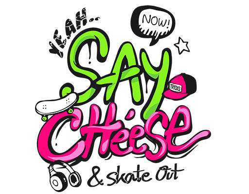 涂鸦英文字母图案手绘卡通英文滑板图案帽子图案手写英文字母