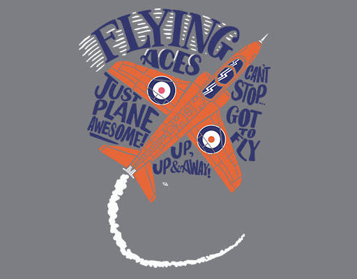 卡通飞机图案卡通英文字母图案