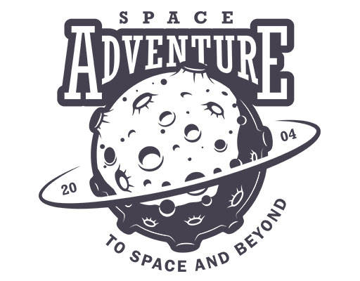 卡通星球图案手绘星球手写英文字母球形图案