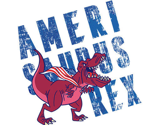 手绘卡通恐龙简笔卡通人物破碎恐龙红色恐龙