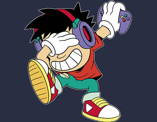 手绘卡通人物图案优秀男孩音乐男孩卡通男孩