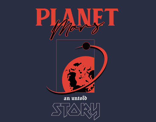 简约英文字母图案星球图案手写英文字母