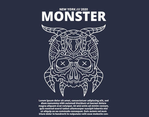 人物面具图案手写英文字母卡通文字图案