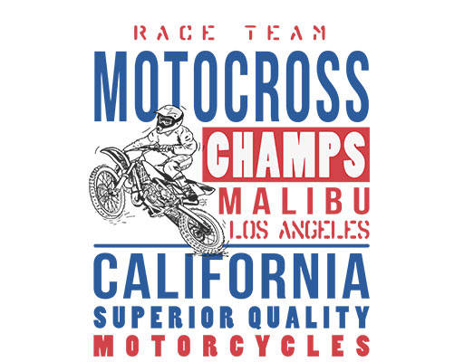 骑摩托车人物图案彩色英文字母简笔卡通文字