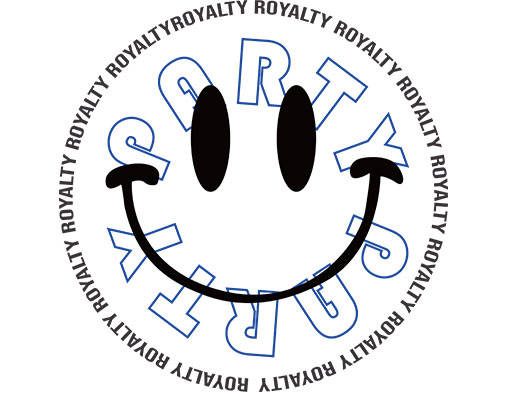 卡通笑脸图案微笑表情图案圆形英文字母