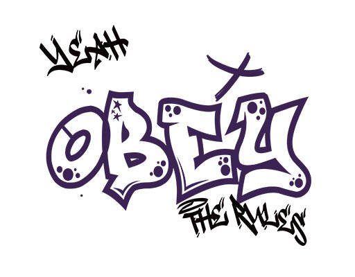 涂鸦英文字母图案简约卡通英文字母手写英文字母