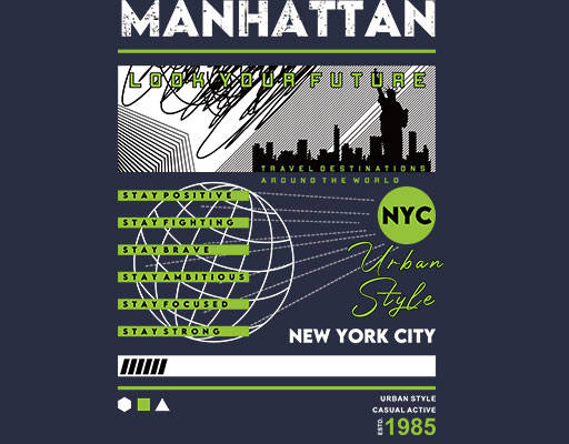 卡通建筑图案英文字母图案自由女神图案地球图案手写英文字母