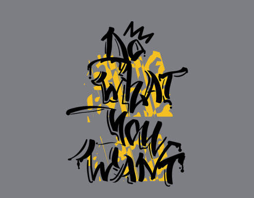 涂鸦英文字母图案简笔卡通文字手写英文字母