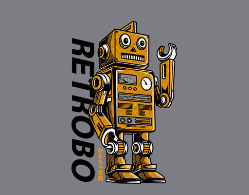 卡通机器人图案手绘卡通机器人简笔卡通图案