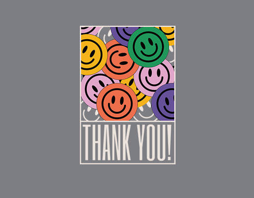 微笑表情图案简约英文字母卡通文字图案