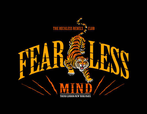 卡通老虎图案手绘卡通动物破碎英文字母手绘老虎