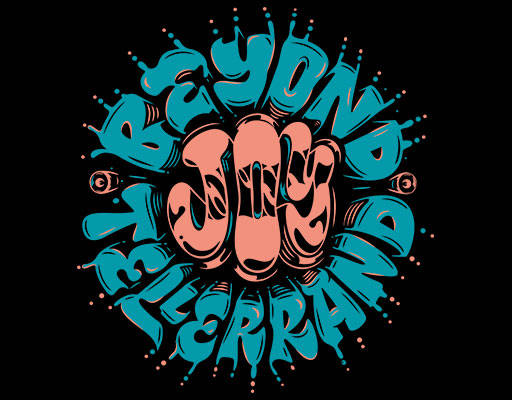 涂鸦英文字母图案彩色文字简约英文JOY手写英文字母