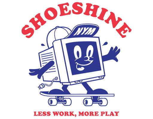 卡通电视机图案手绘卡通滑板电视英文字母图案卡通电脑图案