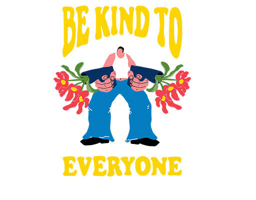 卡通男孩矢量手绘卡通人物手写英文字母鲜花人物