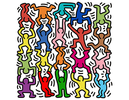 卡通人物矢量手绘卡通彩色小人涂鸦小人涂鸦卡通