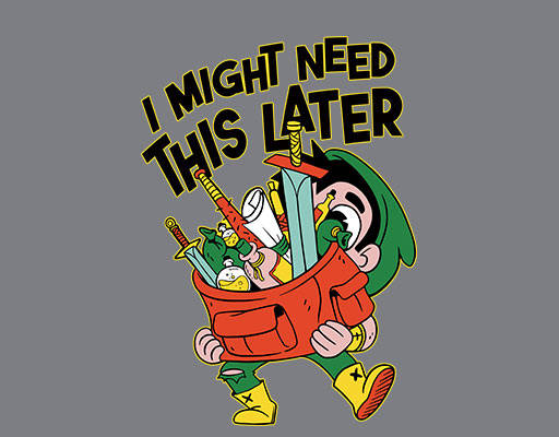 卡通男孩矢量手绘卡通人物宝剑图案书包图案动画片人物