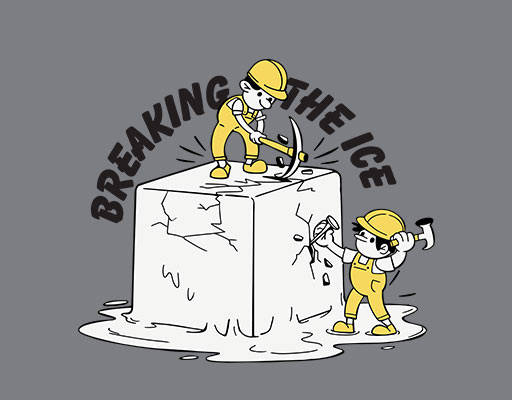 卡通人物图案手绘卡通男孩冰块图案手写英文字母工人图案